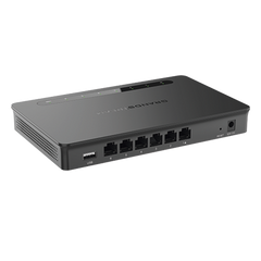 Router Gigabit VPN / Balanceador de cargas / 30,000 sesiones NAT /  6 puertos 10/100/1000 Mbps (WAN/LAN) / Compatible con GWN Cloud.