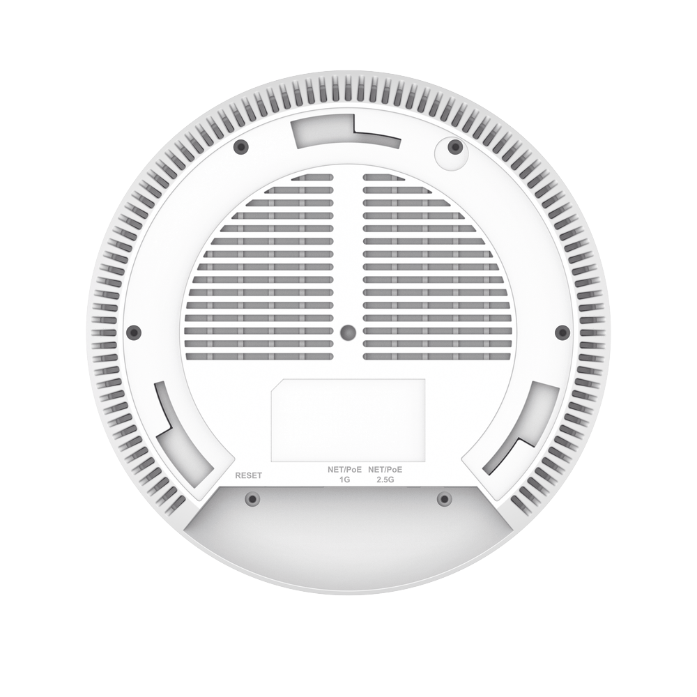 Punto de acceso inalámbrico Wi-Fi 6 para interiores GWN7662, MU-MIMO 4x4:4 con administración desde la nube gratuita o stand-alone.