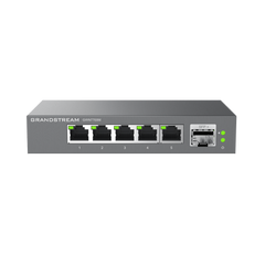 Switches de red Multi-Gigabit de 2.5G No Administrable / 5 Puertos RJ45 de 100/1000/2500Mbps / 1 puerto de fibra SFP+