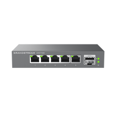 Switches de red Multi-Gigabit de 2.5G No Administrable / 5 Puertos RJ45 de 100/1000/2500Mbps / 1 puerto de fibra SFP+