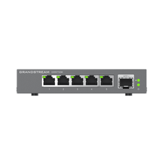 Switches de red Multi-Gigabit de 2.5G No Administrable / 5 Puertos RJ45 de 100/1000/2500Mbps / 1 puerto de fibra SFP+