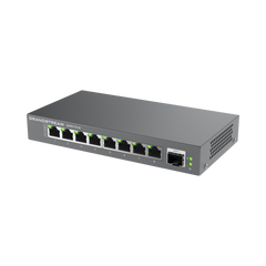 Switches de red Multi-Gigabit de 2.5G No Administrable / 8 Puertos RJ45 de 100/1000/2500Mbps / 1 puerto de fibra SFP+