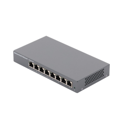 Switch PoE+ Gigabit No Administrable / 8 puertos 10/100/1000 Mbps / 4 puertos PoE+ /  hasta 60W
