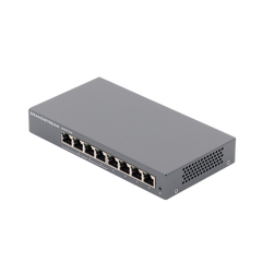 Switch PoE+ Gigabit No Administrable / 8 puertos 10/100/1000 Mbps / 4 puertos PoE+ /  hasta 60W