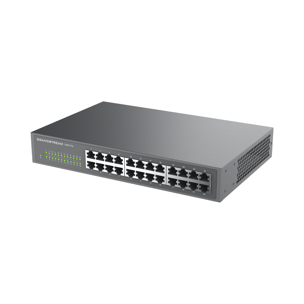 Switch Gigabit No Administrable / 24 Puertos 10/100/1000 MBPS