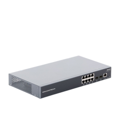Switch Gigabit Administrable / 8 puertos 10/100/1000 Mbps + 2 Puertos SFP Uplink / Compatible con GWN Cloud.