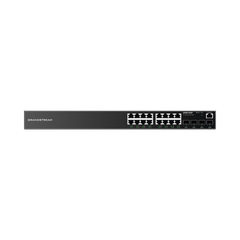 Switch Gigabit PoE+ Administrable / 16 puertos 10/100/1000 Mbps + 4 Puertos SFP Uplink / Hasta 240W / Compatible con GWN Cloud.