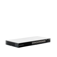 Switch Gigabit Administrable / 24 puertos 10/100/1000 Mbps + 4 Puertos SFP Uplink / Compatible con GWN Cloud.