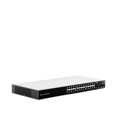 Switch Gigabit Administrable / 24 puertos 10/100/1000 Mbps + 4 Puertos SFP Uplink / Compatible con GWN Cloud.