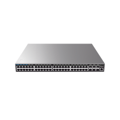 Switch Capa 3 Administrable / 48 puertos 10/100/1000 Mbps + 6 Puertos SFP+ de 10 Gigabits / Compatible con GWN Cloud.