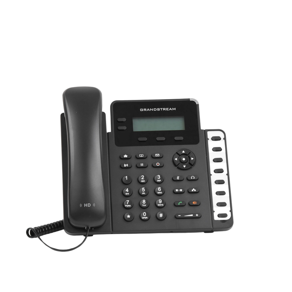 Teléfono IP SMB de 2 líneas con 3 teclas de función, 8 teclas BLF y conferencia de 3 vías, PoE