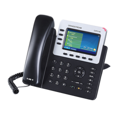 Teléfono IP Empresarial para 4 líneas. Puede agregar hasta 160 BLF (teclas de marcación rápida) con cuatro GXP2200EXT