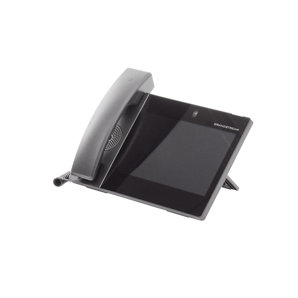 Teléfono IP Android 11, 16 líneas SIP con 16 cuentas, pantalla táctil  8", puertos Gigabit, Wi-Fi, Bluetooth, PoE, codec Opus, IPV4/IPV6 con gestión en la nube GDMS