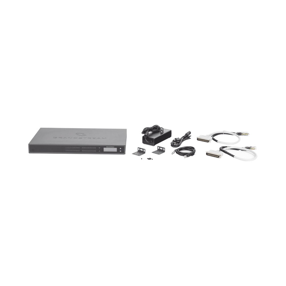 Adaptador VoIP GrandStream de 48 FXS 2 puertos telco 50 pins p/montaje en rack