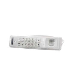 Teléfono IP profesional para Hotelería, montaje en pared,  teclado numérico estándar, conferencia de 3 vías, Opus y PoE.