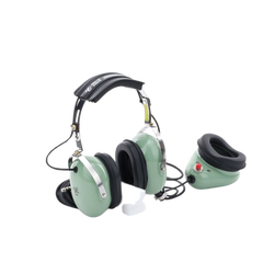 Auriculares estilo Muff-Mic para operaciones de mantenimiento y rampas en aeropuertos