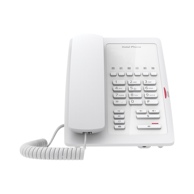 Teléfono IP WiFi para Hotelería, profesional con 6 teclas programables para servicio rápido (Hotline), plantilla personalizable con PoE