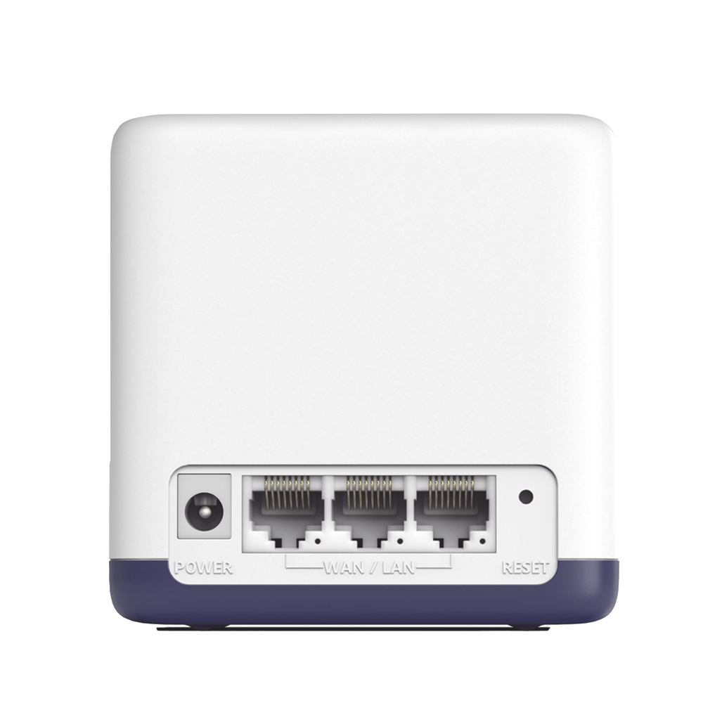 KIT de Sistema Inalámbrico H50G Mesh / Doble banda 2.4GHz y 5GHz AC 1900Mbps / 3 Puertos 10/100/1000 Mbps / Control vía App / Roaming Continuo