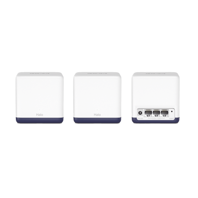KIT de Sistema Inalámbrico H50G Mesh / Doble banda 2.4GHz y 5GHz AC 1900Mbps / 3 Puertos 10/100/1000 Mbps / Control vía App / Roaming Continuo