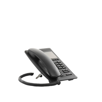 (H5W Color Negro)Teléfono IP WiFi para Hotelería, profesional de gama alta con pantalla LCD de 3.5 pulgadas a color, 6 teclas programables para servicio rápido (Hotline) PoE