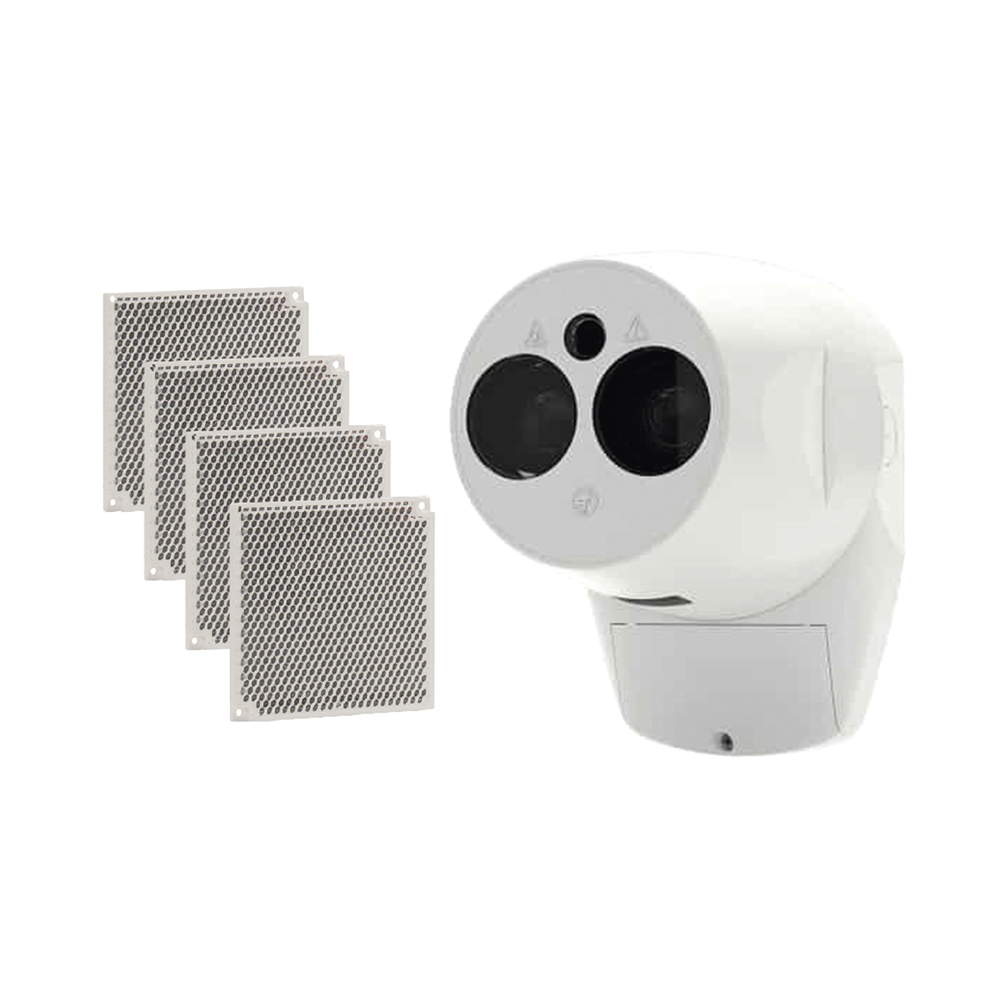 Detector Lineal De Humo Motorizado, Alcance Hasta 120m, Alineación Automatica, Por Haz Reflejado, Convencional, Compatible Con Todos Los Paneles De Detección De Incendio (0200-11650)