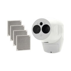Detector Lineal De Humo Motorizado, Alcance Hasta 120m, Alineación Automatica, Por Haz Reflejado, Convencional, Compatible Con Todos Los Paneles De Detección De Incendio (0200-11650)