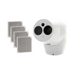 Detector Lineal De Humo Motorizado, Alcance Hasta 120m, Alineación Automatica, Por Haz Reflejado, Convencional, Compatible Con Todos Los Paneles De Detección De Incendio (0200-11650)