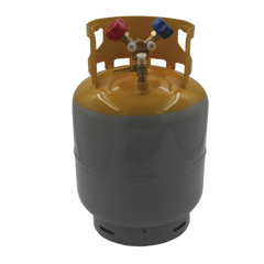 Cilindro/Tanque portátil 30 Libras / para contenido de refrigerante /  Aires Acondicionados / Refrigeración / Climatización Automotriz.