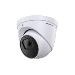 Turret IP 5 Megapixel / Lente 2.8 mm / 40 mts IR / Ultra Baja Iluminación / NDAA / ONVIF / Exterior IP67 / H.265 / IA (Filtro de Humanos y Vehiculos) / Merodeo / Conteo de Personas / PoE / Audio y Alarmas I/O / Serie 35 / Honeywell Security