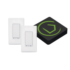 KIT HUB Controlador inteligente para dispositivos Zwave, Zigbee, Shelly, Lutron, incluye 1 HUB / 2 Apagadores inteligentes On/Off Zwave