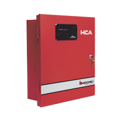 Panel Convencional De 8 Zonas, Hasta 20 Detectores por Zona, Capacidad 6.5A, Alimentación 120V, Color Rojo (0100-09600), Listado UL 864 9th Edición