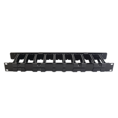Organizador de Cable Horizontal RouteIT, Sencillo, Para Rack de 19in, 4in de profundidad, 1UR