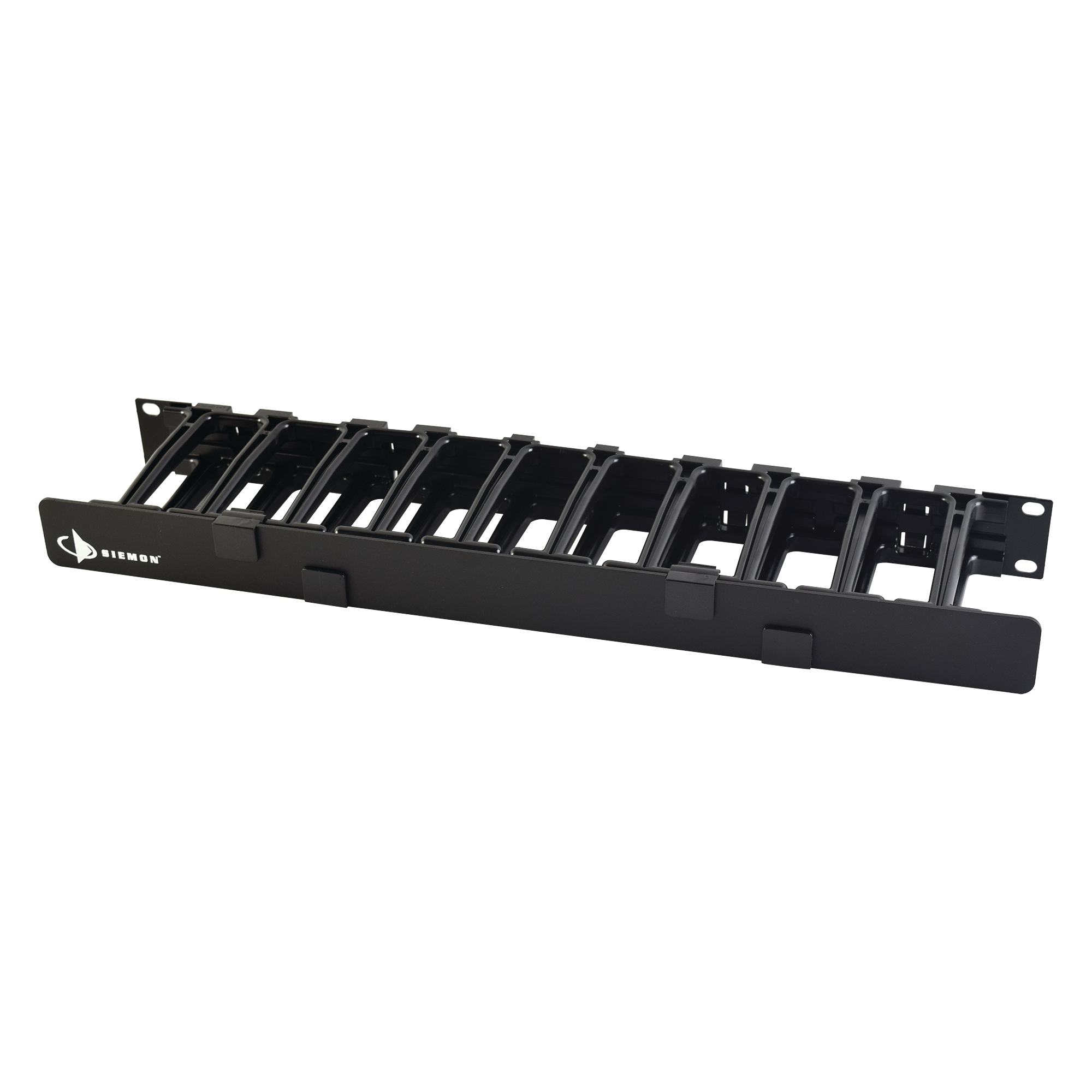 Organizador de Cable Horizontal RouteIT, Sencillo, Para Rack de 19in, 4in de profundidad, 1UR