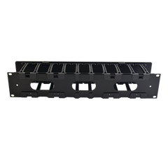 Organizador de Cable Horizontal RouteIT, Sencillo, Para Rack de 19in, 4in de profundidad, 2UR