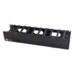 Organizador de Cable Horizontal RouteIT, Sencillo, Para Rack de 19in, 4in de profundidad, 2UR