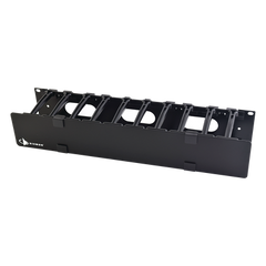 Organizador de Cable Horizontal RouteIT, Sencillo, Para Rack de 19in, 4in de profundidad, 2UR