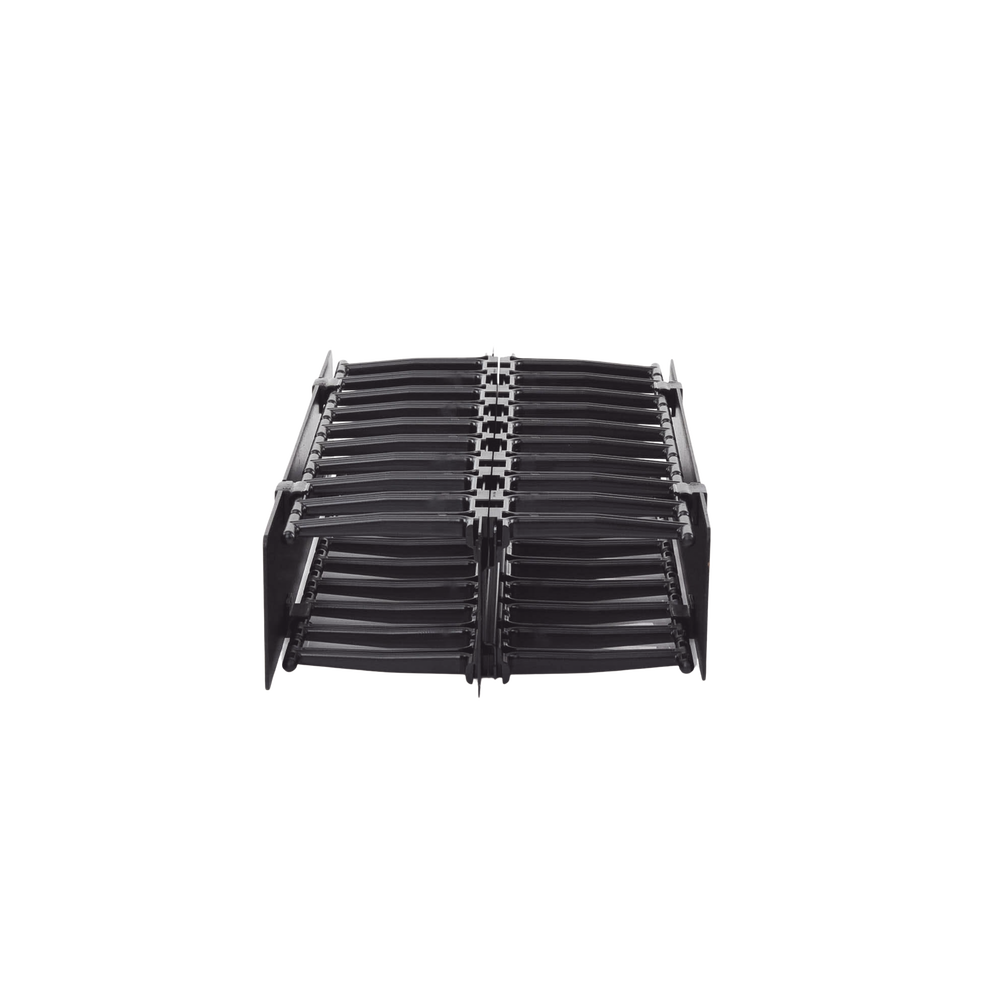 Organizador de Cable Horizontal RouteIT, Doble, Para Rack de 19in, 4in de profundidad, 2UR