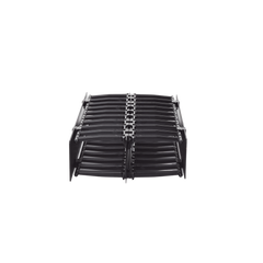 Organizador de Cable Horizontal RouteIT, Doble, Para Rack de 19in, 4in de profundidad, 2UR