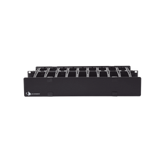 Organizador de Cable Horizontal RouteIT, Doble, Para Rack de 19in, 4in de profundidad, 2UR