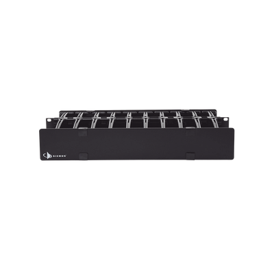 Organizador de Cable Horizontal RouteIT, Doble, Para Rack de 19in, 4in de profundidad, 2UR