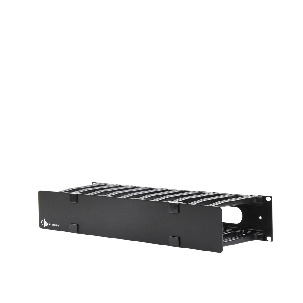 Organizador de Cable Horizontal RouteIT, Sencillo, Para Rack de 19in, 6in de profundidad, 2UR