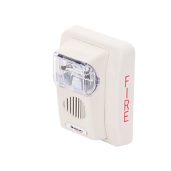 Sirena Estrobo, 24 Vcd, Multi-Candela 15 hasta 110 cd, Montaje En Pared, Color Blanco, Serie HEC3 (0500-06030)