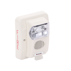 Sirena Estrobo, 24 Vcd, Multi-Candela 15 hasta 110 cd, Montaje En Pared, Color Blanco, Serie HEC3 (0500-06030)
