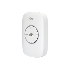 (HikFire) Detector de Gas Natural Metano (CH4) / Alarma Temprana / Salida para cierre de Válvula y/o  activación de Ventilador / Protección IP30 / Alarma de 70dB a 115dB a 1 metro de distancia