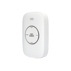 (HikFire) Detector de Gas Natural Metano (CH4) / Alarma Temprana / Salida para cierre de Válvula y/o  activación de Ventilador / Protección IP30 / Alarma de 70dB a 115dB a 1 metro de distancia