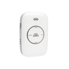 (HikFire) Detector de Gas Natural Metano (CH4) / Alarma Temprana / Salida para cierre de Válvula y/o  activación de Ventilador / Protección IP30 / Alarma de 70dB a 115dB a 1 metro de distancia