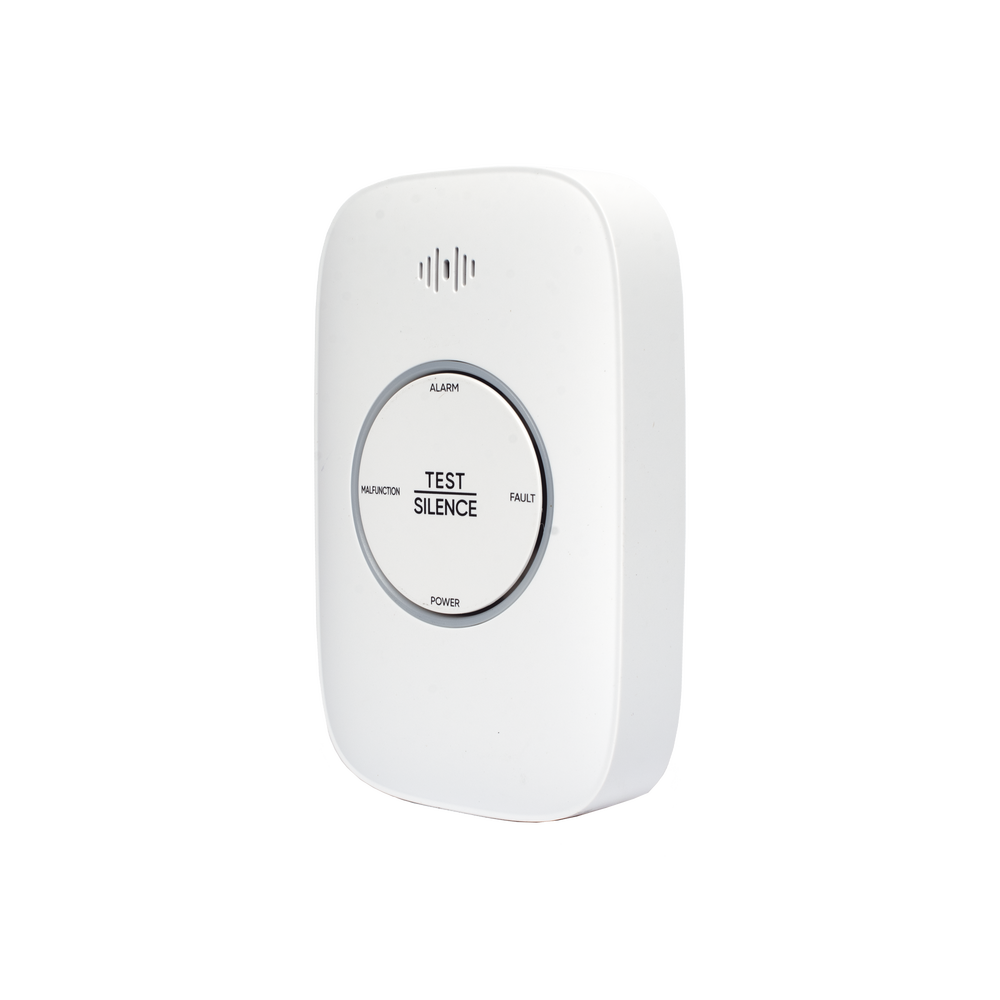(HikFire)  Detector de Gas LP Propano C3H8 / Alarma Temprana / Salida para cierre de Válvula y/o  activación de Ventilador / Protección IP30 / Alarma de 70dB a 115dB a 1 metro de distancia