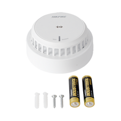 (HikFire) Detector de Humo Óptico Hikvision / Tecnología Avanzada de Detección de Incendios / Alarma Temprana y Fiabilidad Certificada