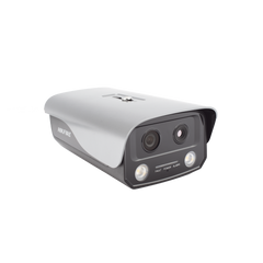 (HikFire) Cámara IP de Detección Térmica de Incendios / Detección de Llamas y Temperaturas Anormales / 4 Megapíxel (Lente Óptico) + 1 Megapíxel (Lente Térmico) / Compatible con Hik-Connect