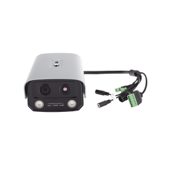 (HikFire) Cámara IP de Detección Térmica de Incendios / Detección de Llamas y Temperaturas Anormales / 4 Megapíxel (Lente Óptico) + 1 Megapíxel (Lente Térmico) / Compatible con Hik-Connect